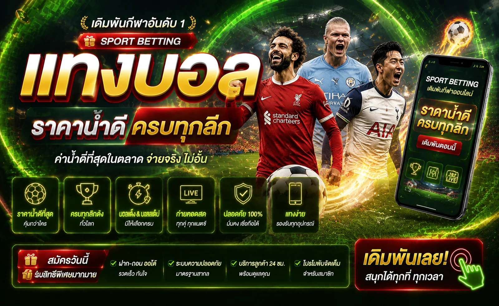 แทงบอลออนไลน์ Surebet247 ผ่าน GR8 Sport ครบทุกลีก